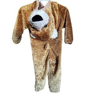Toddler Bear Size L Halloween Costume Brown White Plush